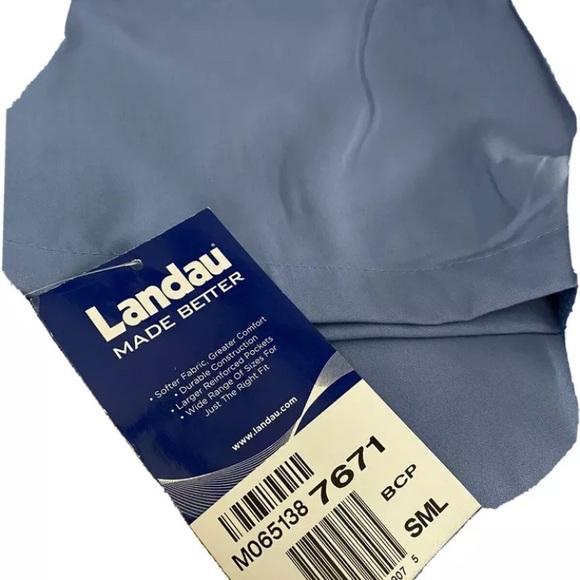 Landau NWT Unisex Drawstring Scrub Pants 7671 - Picture 4 of 5